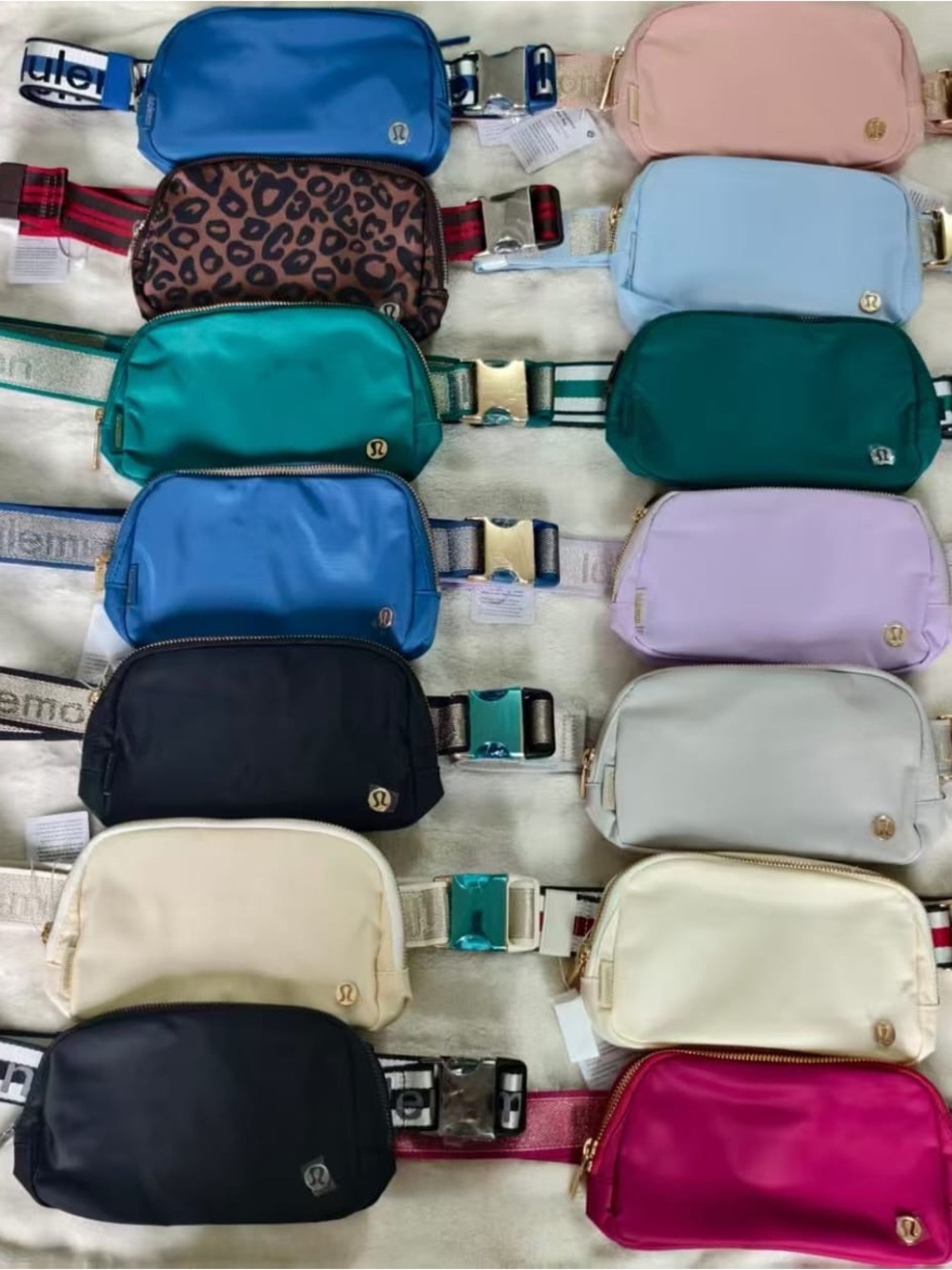 lululemon athletica Women's Teal Belt Bag - Teal